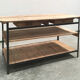 Counter to shelves of business