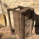 Wooden crate-bottle storage