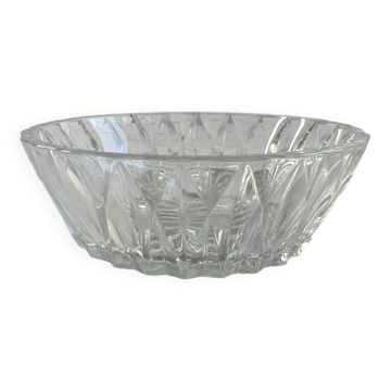 Cut glass bowl stamped France 11cm