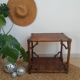 Vintage rattan side table