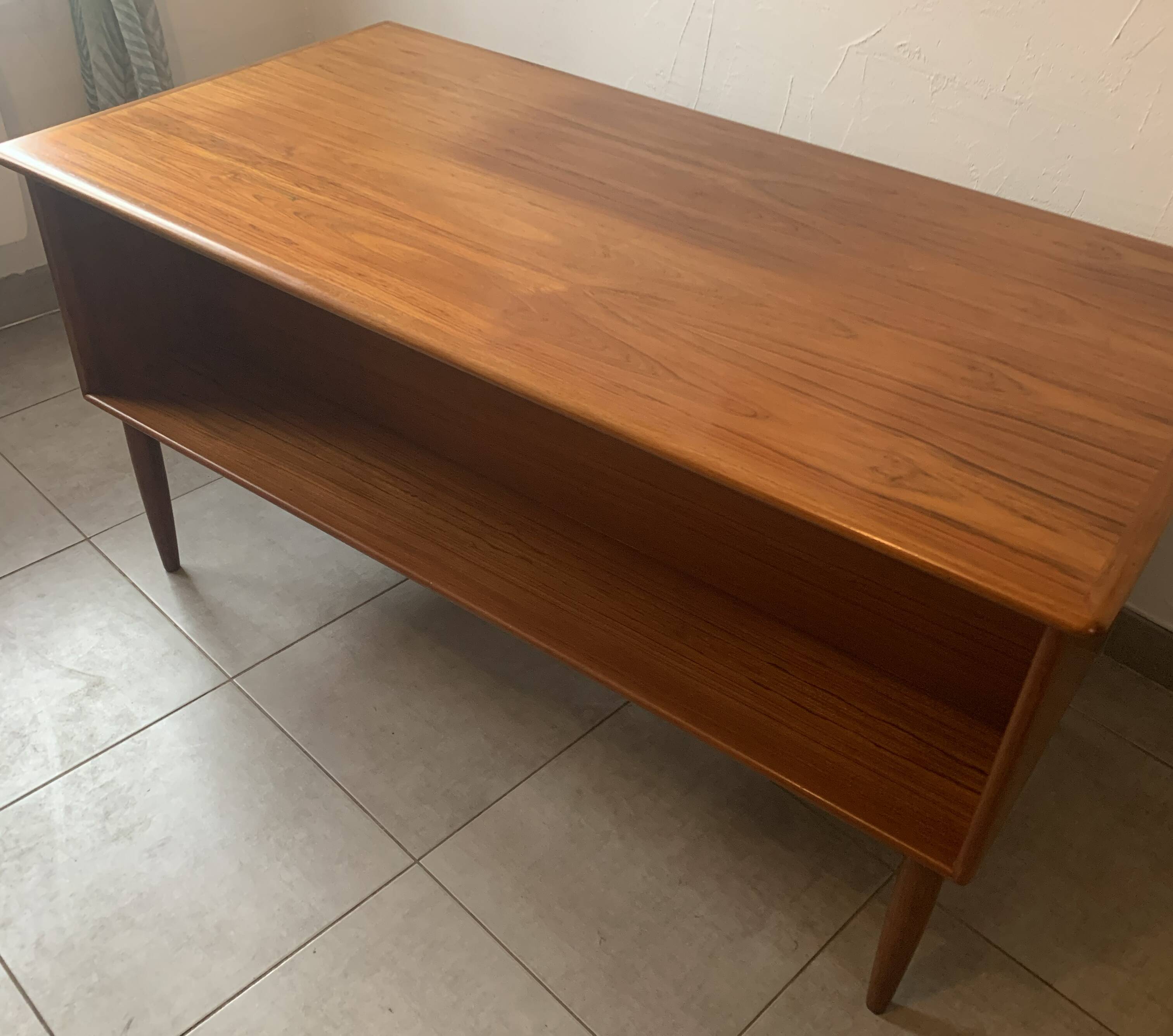 Danish Falster Teak Desk by Svend Madsen, 1960s