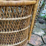 Vintage rattan armchair