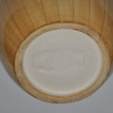 Ceramic pourer Vallauris wood decoration