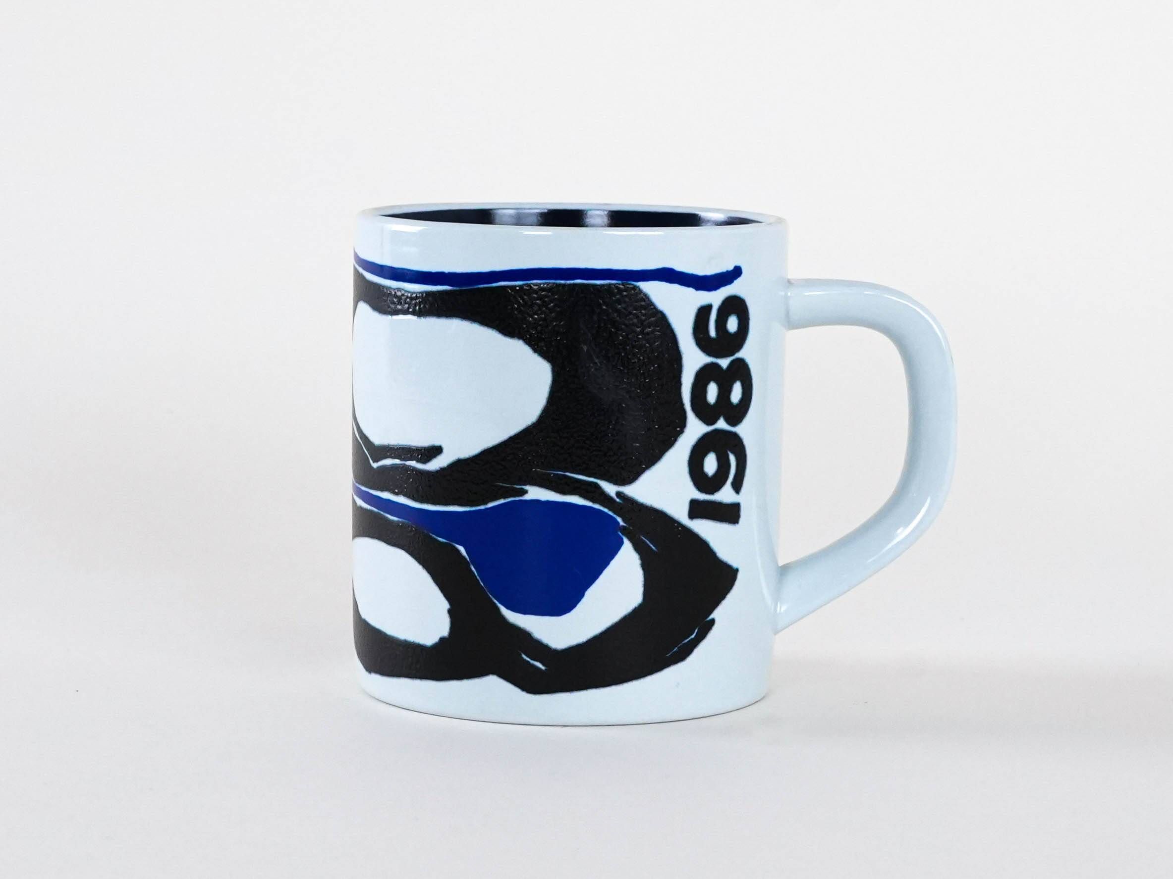 Porcelain mug, Danish design, 1986, manufacturer: Royal Copenhagen