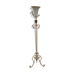 lampadaire fer forger art Déco