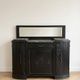 Art Deco buffet from the 1930s in black wood and marble.
