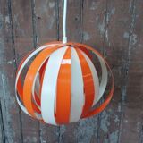 Moon pendant light vintage 1970 plexiglass