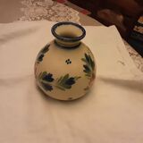 Quimper henriot earthenware vase