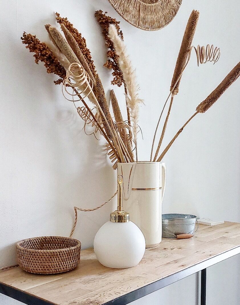 Vintage opaline walker