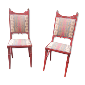 Old pair of oriental chairs