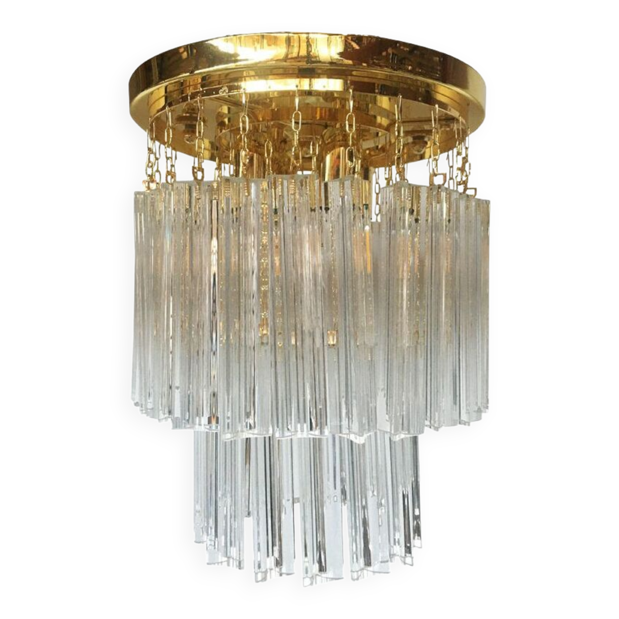 Murano glass flush mount