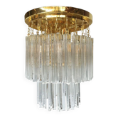 Plafonnier en verre de Murano