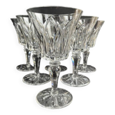 6 Verres à vin taille n° 3 - Saint Louis service Camargue