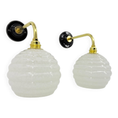 Appliques verre de Clichy