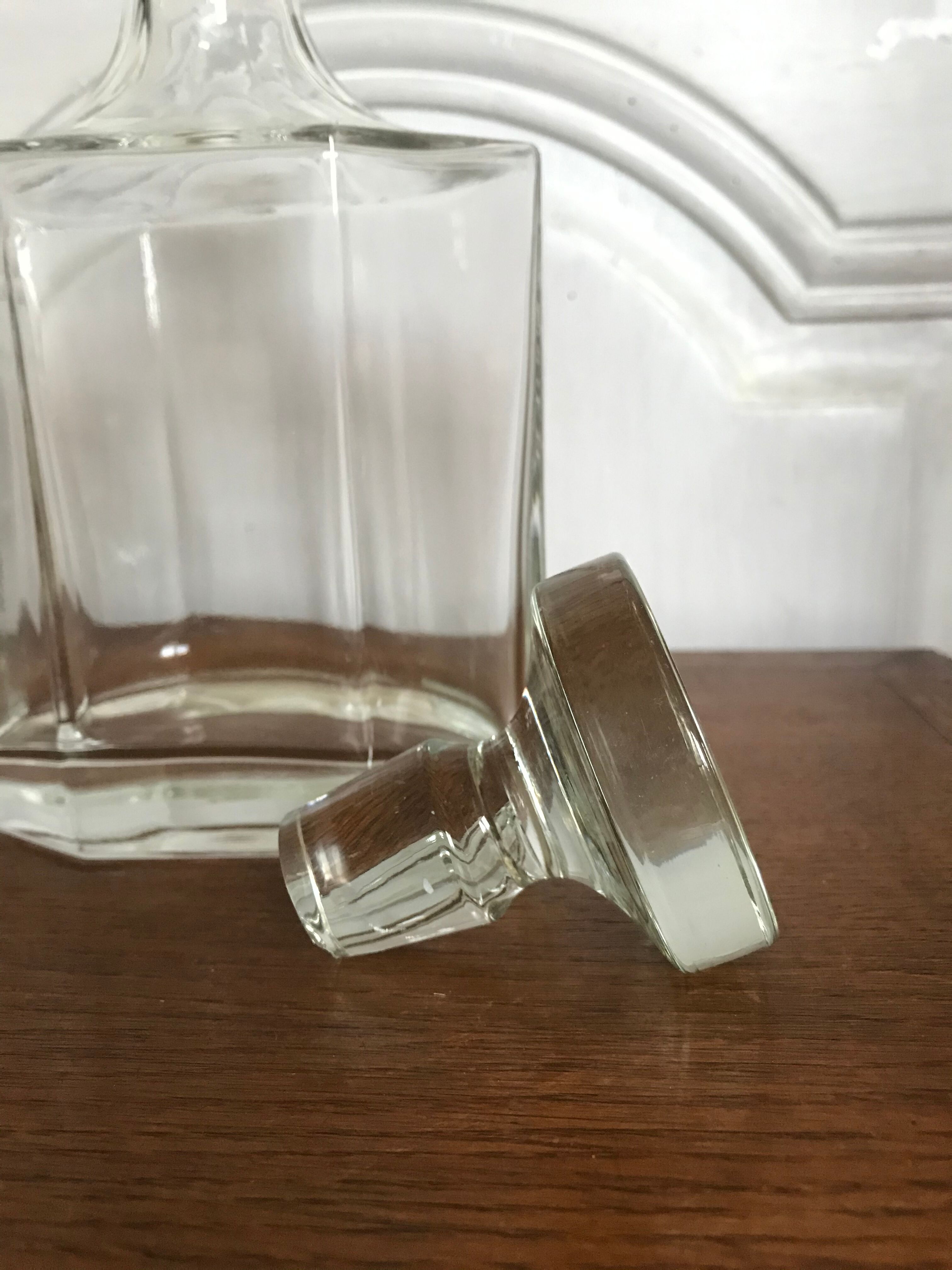 Crystal whisky carafe
