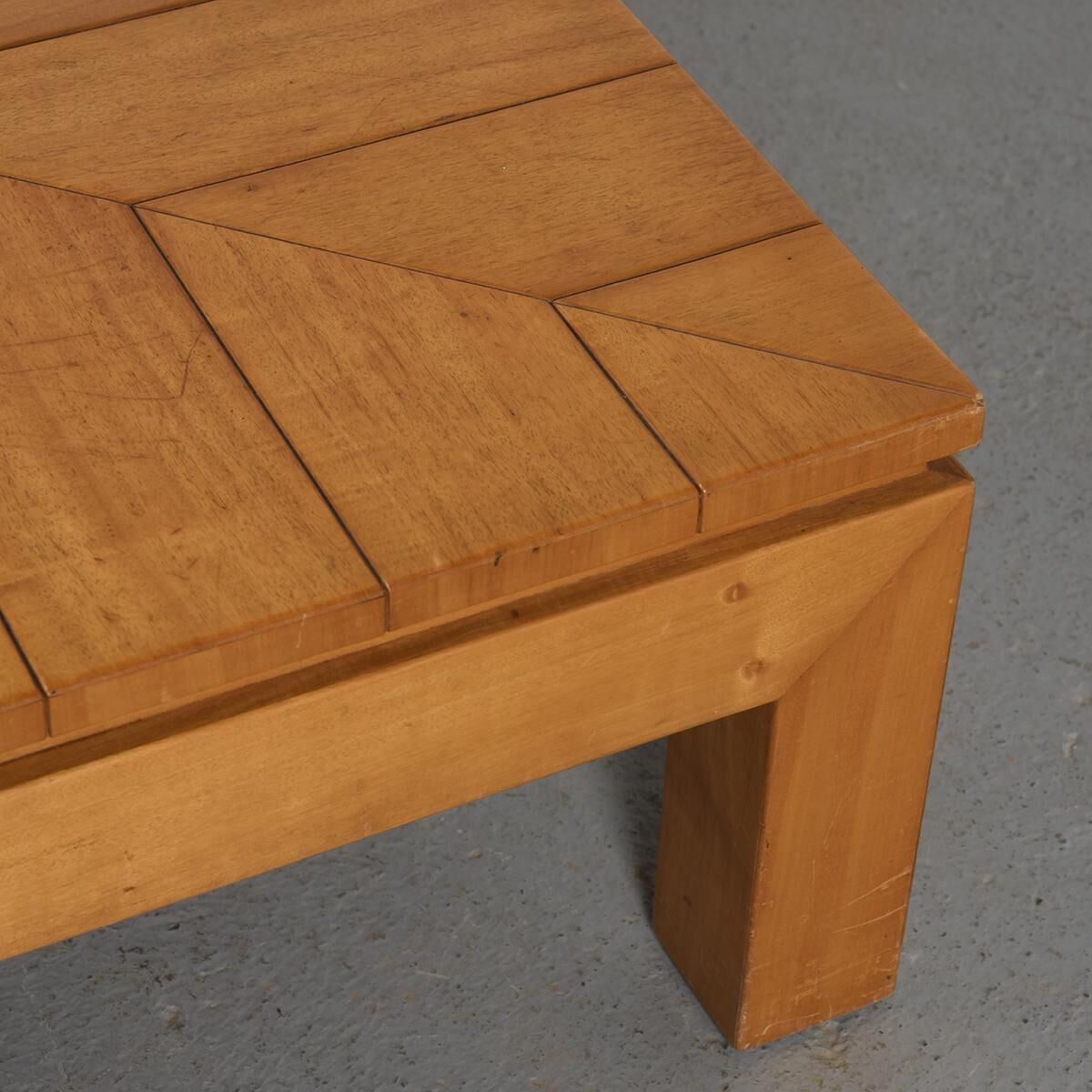 Vintage wooden coffee table, circa 1960