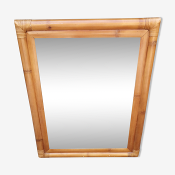 Miroir en bambou 71x91cm