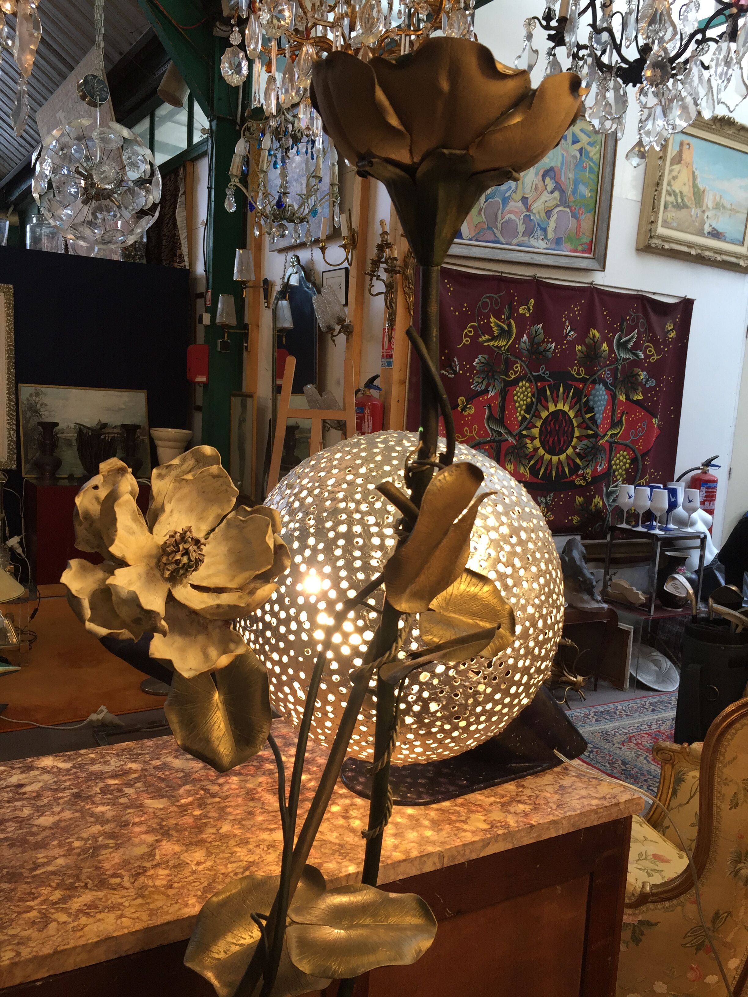 Lamppost art nouveau