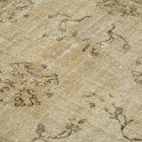 Handmade oriental beige rug 201 cm x 300 cm