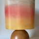 Lampe boule en bois