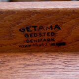 1960s 2-seater sofa teak, Hans Wegner for Getama