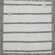 6x6 Square White & Black Vintage Kilim Rug, 187x195Cm