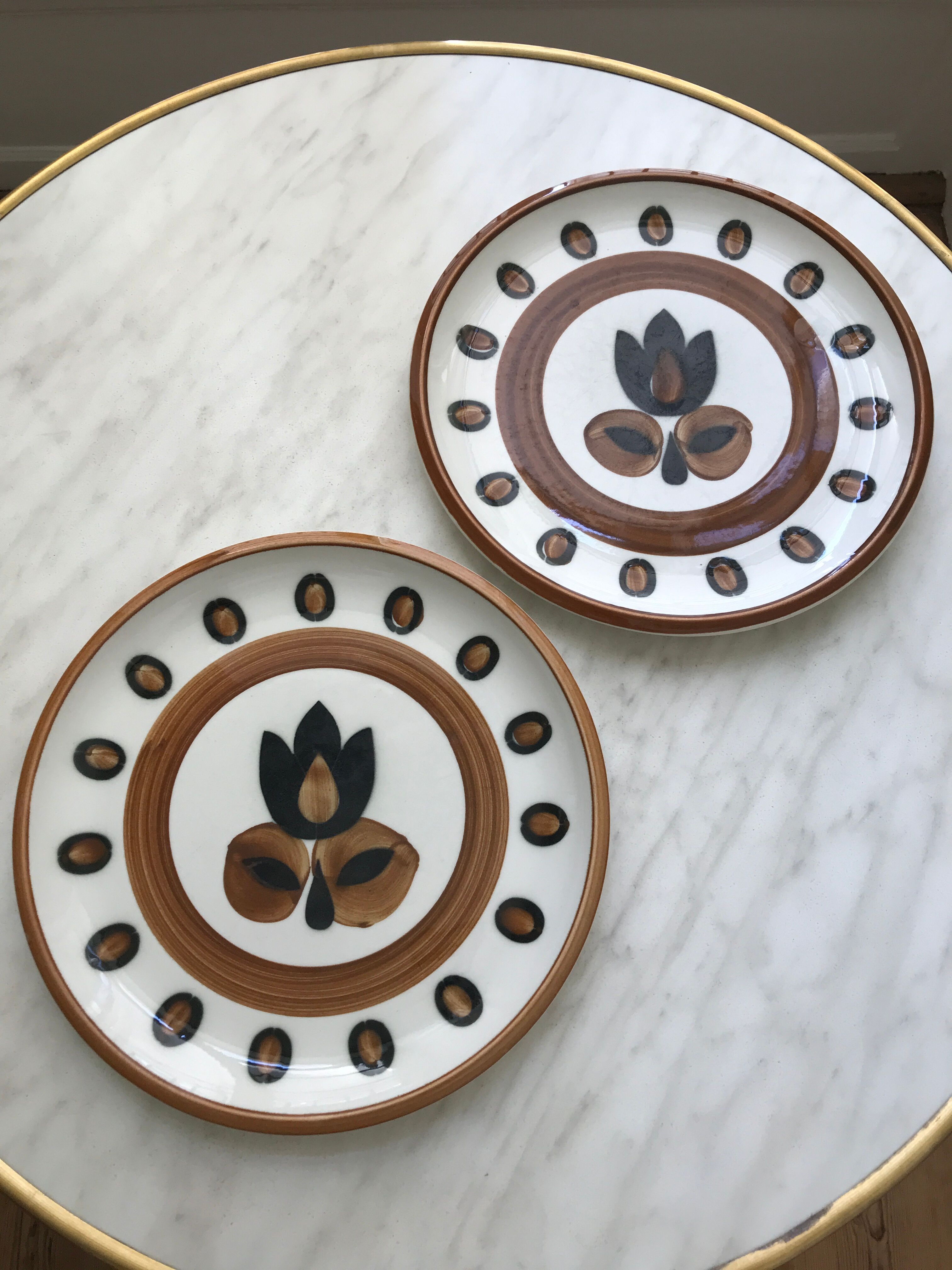 Lot de 2 assiettes modèle « Kimono » Boch