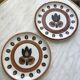 Lot de 2 assiettes modèle « Kimono » Boch