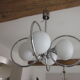 Chandelier years 70s sputnik