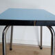Light blue formica kitchen stool