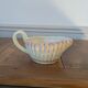 Gravy boat in slipware