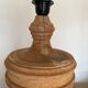 Classic neo-classic wooden baluster lamp in washed XL wood