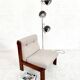 Guilleumas armchair. Upholstered in raw. Spain 70s