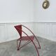 Fauteuil design rouge 1950