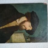 Portrait oil on wood