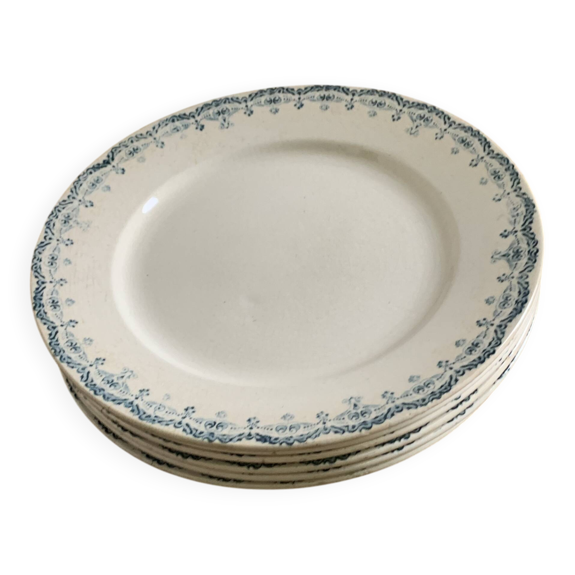 6 assiettes plates Choisy le Roy