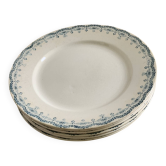 6 assiettes plates Choisy le Roy