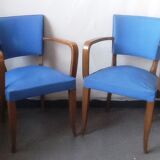 Paire de fauteuils bridge