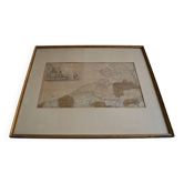Map of the County of Flanders Belgium by Peter Schenck (1660 1718)