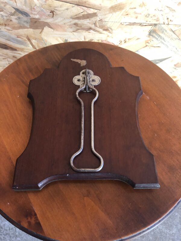 Ancien miroir vénitien biseauté décor fleurs gravé