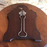 Old beveled Venetian mirror with engraved flower decoration
