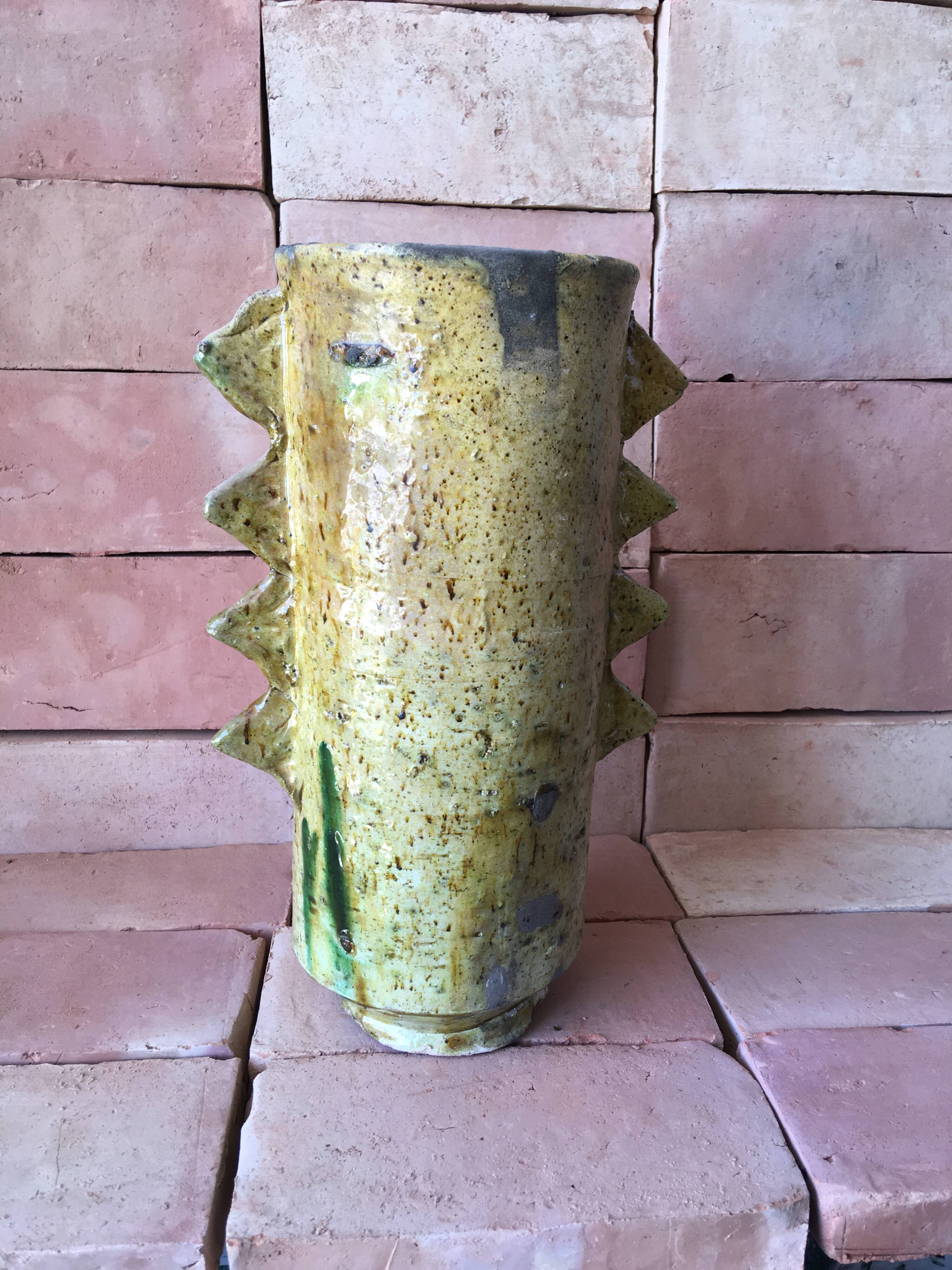 Tamegroute pottery in glazed terracotta