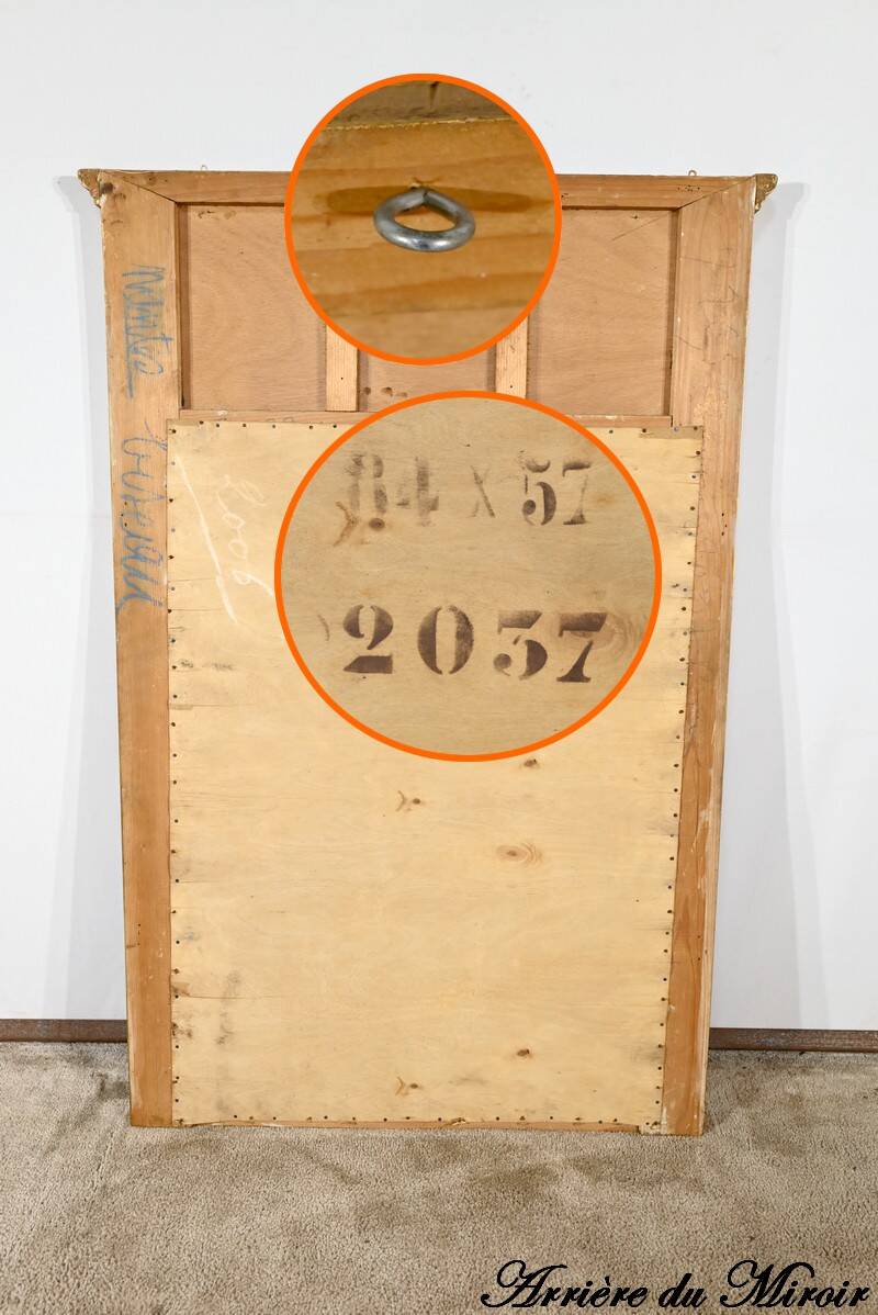 Wooden Mirror and Golden Staff, Louis XVI style – 1930