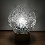 Pressed glass globe from the 60s