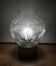 Pressed glass globe from the 60s