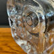 Vide poche vintage en verre moulé -pressé