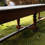 Monumental bench - notary's office - solid oak