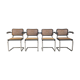 Set 4 chairs S64 by Marcel Breuer for Thonet