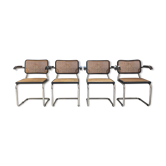 Set 4 chairs S64 by Marcel Breuer for Thonet
