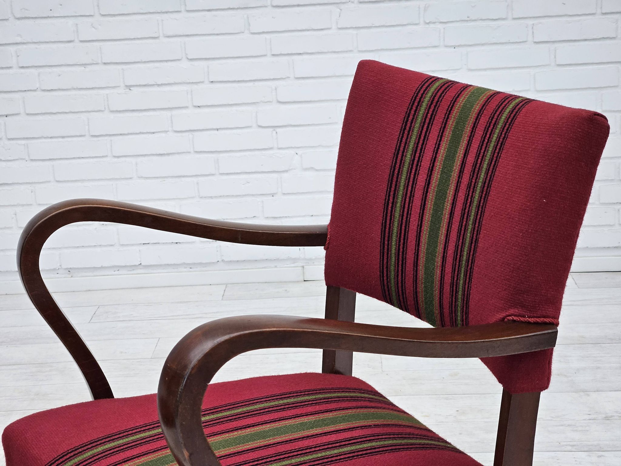 1950s, pair of Danish armchairs